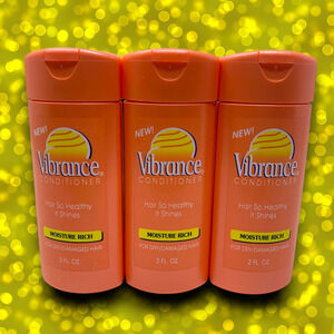 Vintage NEW Lot 3 x Vibrance Conditioner Travel Size 2 oz Each TV Movie Prop